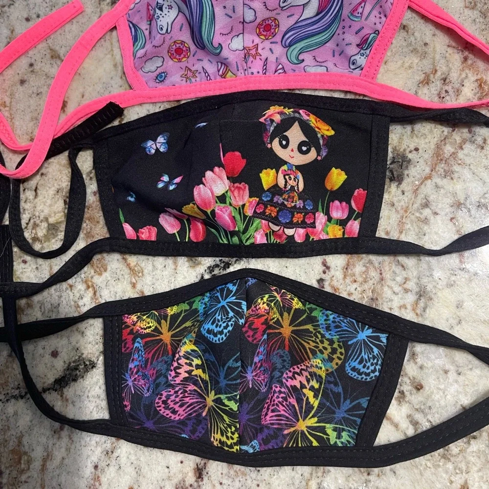 🦋 3 Kids Mask new no tags 😷